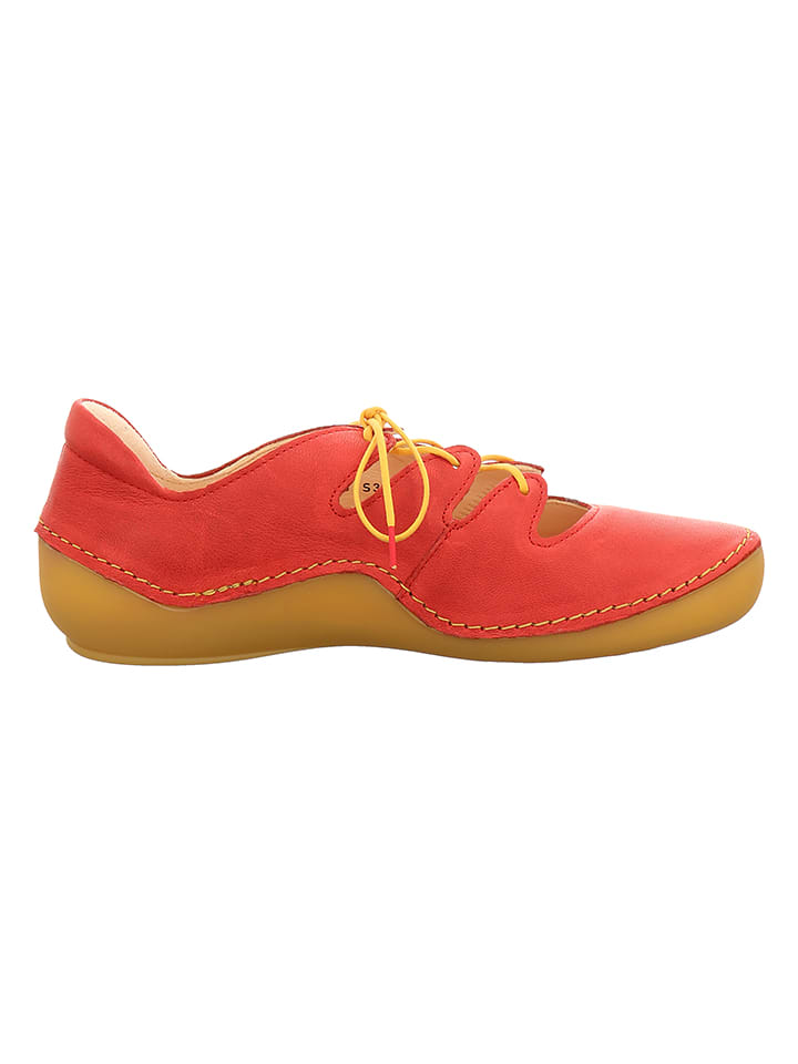 Think! Leder-Schnürschuhe 