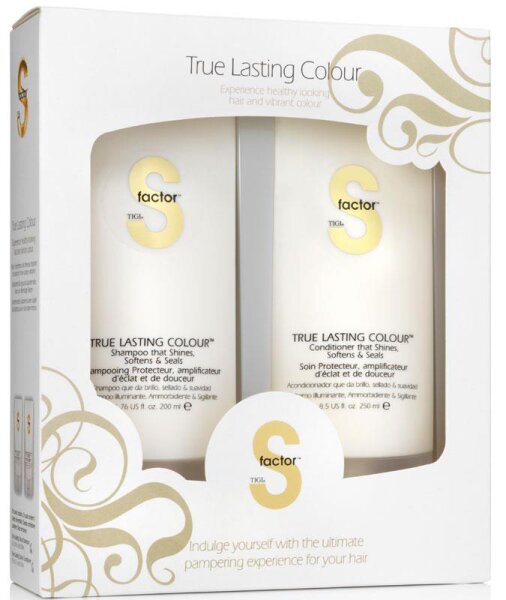 Tigi S-Factor True Lasting Color Shampoo + Conditioner Haarpflegeset