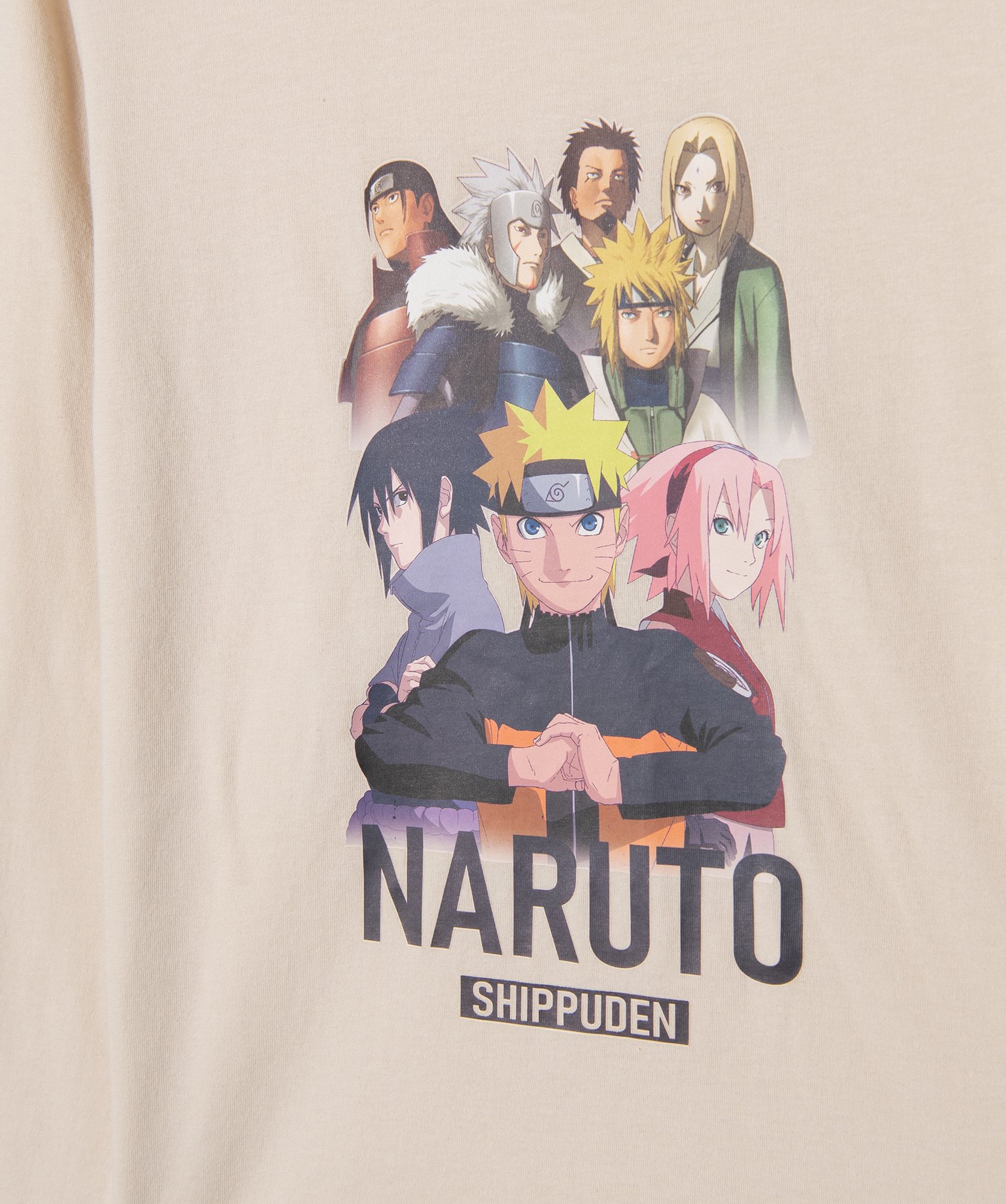 Tee-shirt Garçon à manches longues à motif - Naruto beige | GEMO
