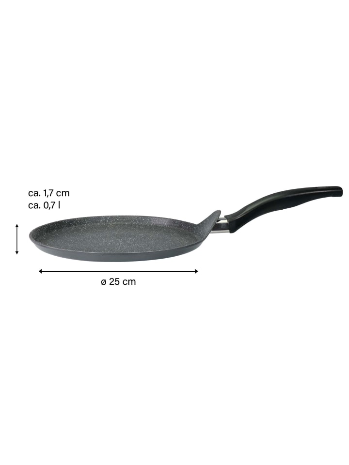 Stoneline Crepe Pfanne 25 cm in Grau günstig kaufen Ø 25 cm