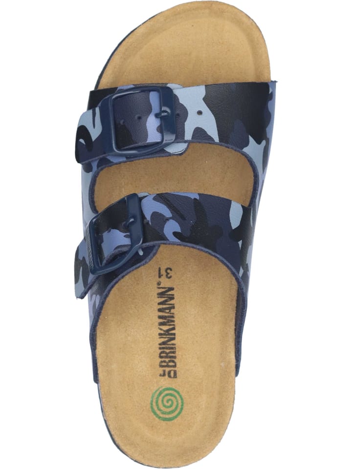 Dr. BRINKMANN Klassische Pantoletten in blau günstig kaufen