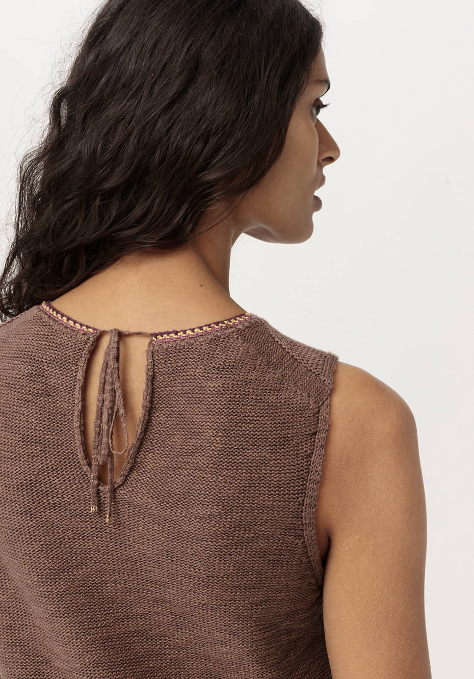Strickkleid aus Bio-Baumwolle mit Kapok