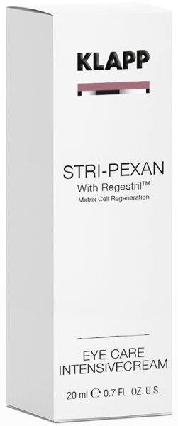 KLAPP Skin Care Science Stri-Pexan Eye Care Intensivecream Augencreme