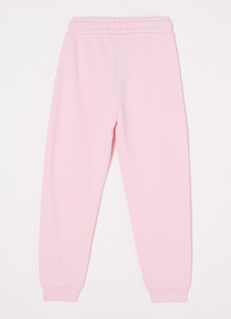 Pantaloni de trening Benetton conici cu logo brodat.