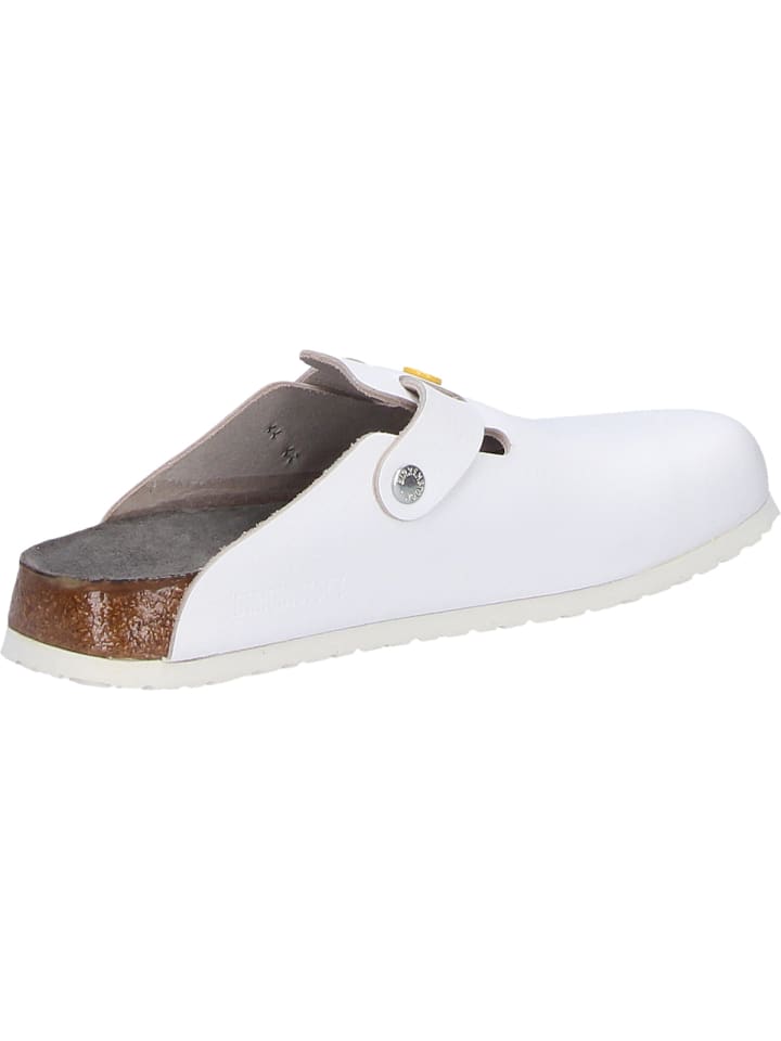 Birkenstock Pantoletten Boston ESD in weiß günstig kaufen