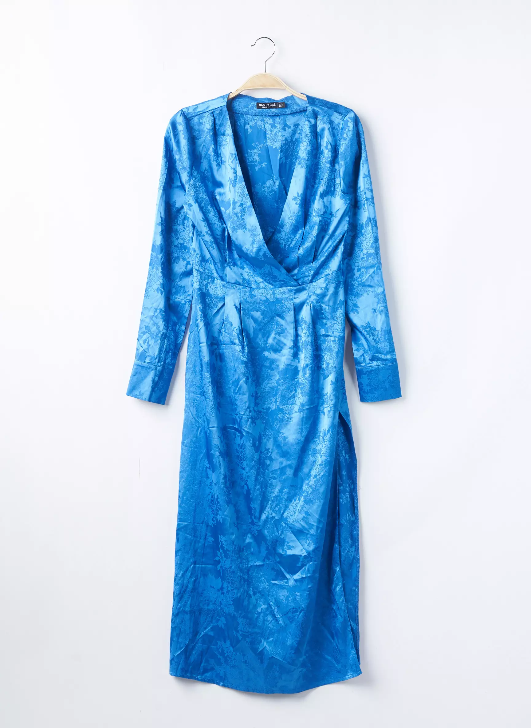 Nasty Gal Robes Mi Longues Femme couleur bleu