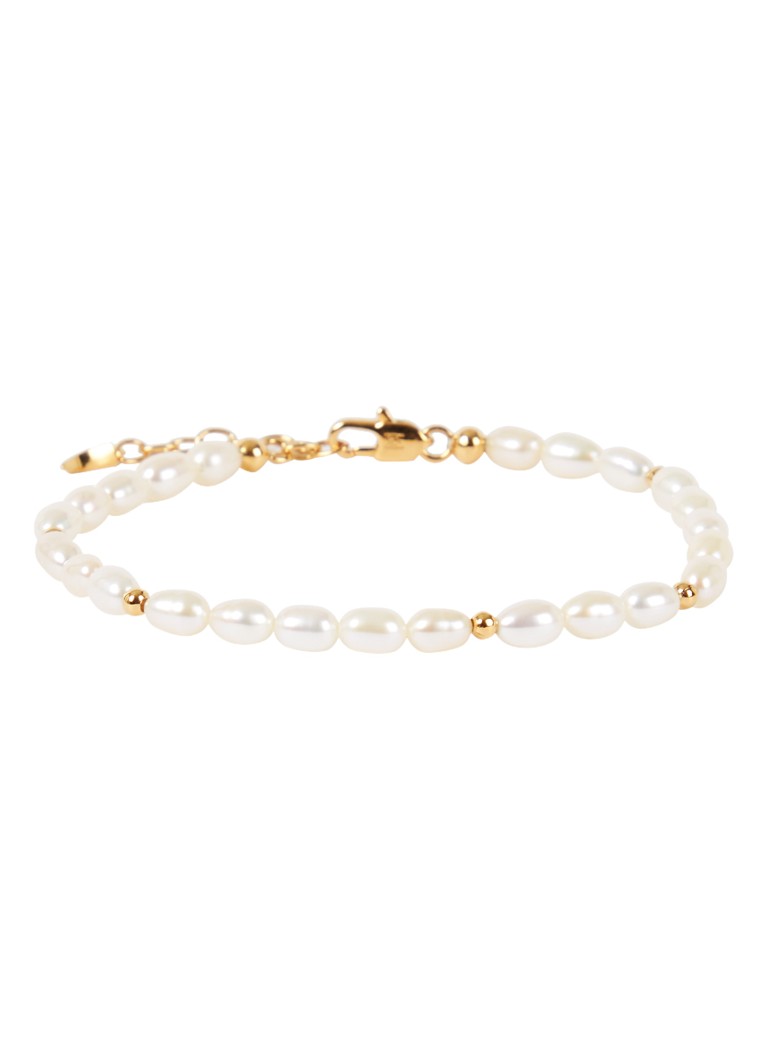 Missoma Pearl Bracelet with Gilded Details
