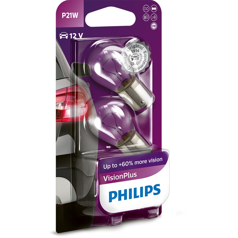 Philips Vision Plus P21W Glühlampe, 2 Stück - ATU