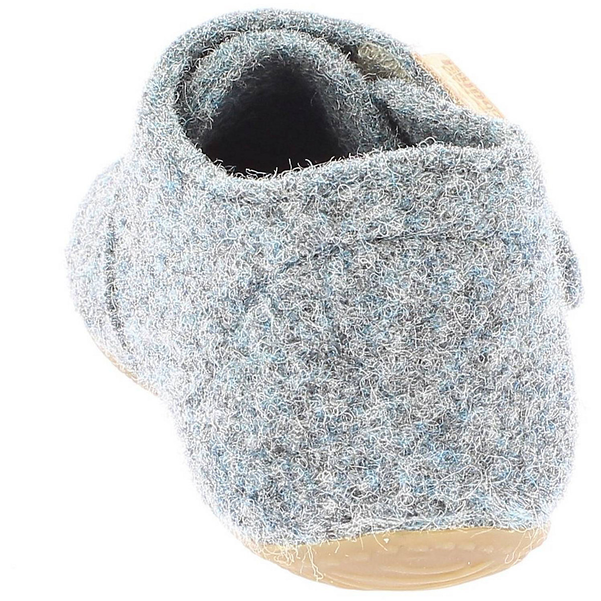 Babyklettschuh Filz unifarben Circular Grey Ballerinas