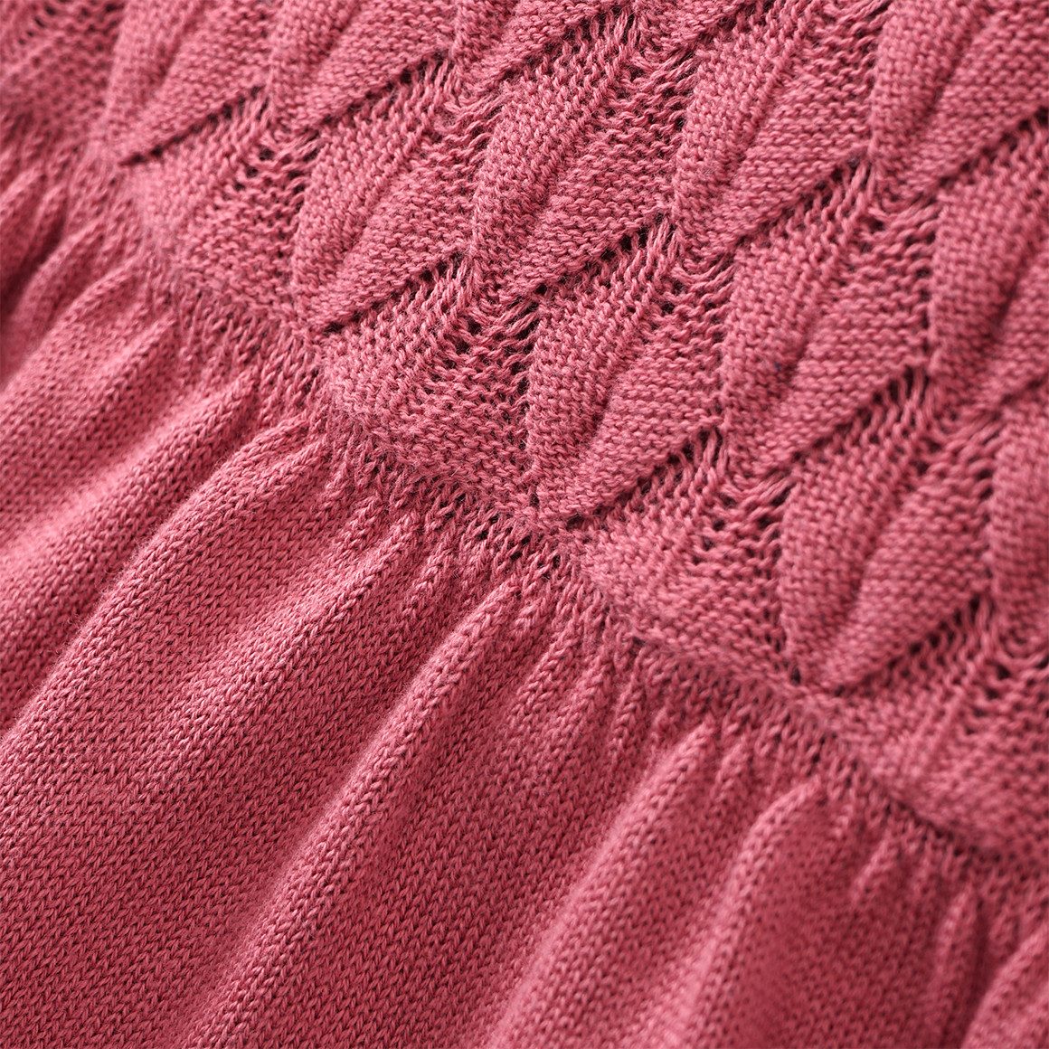Mädchen Strickkleid mit Struktur