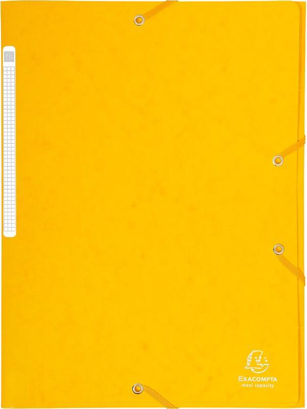 Exacompta Sammelmappe 17106H DIN A4 Gelb Beschichteter Manila Karton 24 x 32 cm 25 Stück