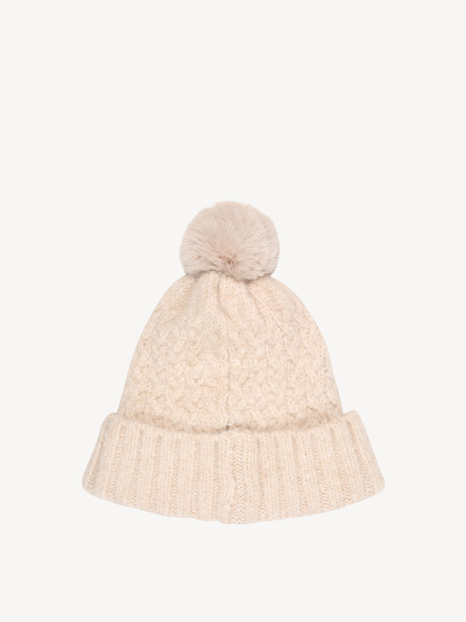 Beanie - beige doublure chaude