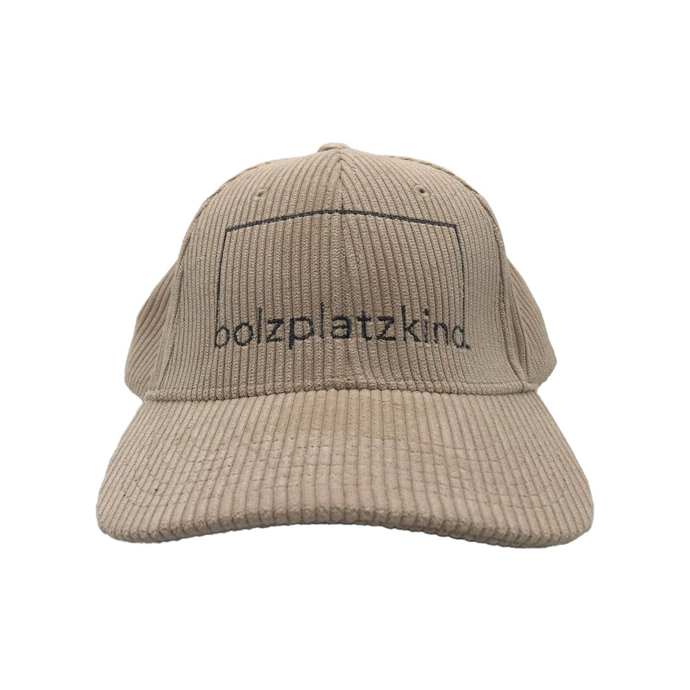 Bolzplatzkind Cord Cap Hellgrau Dunkelgrau