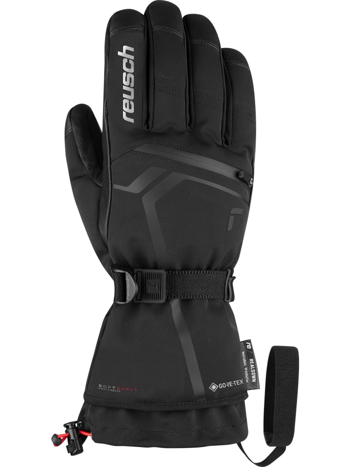 Reusch Fingerhandschuhe Down Spirit GORE-TEX in 7702 black / silver günstig kaufen