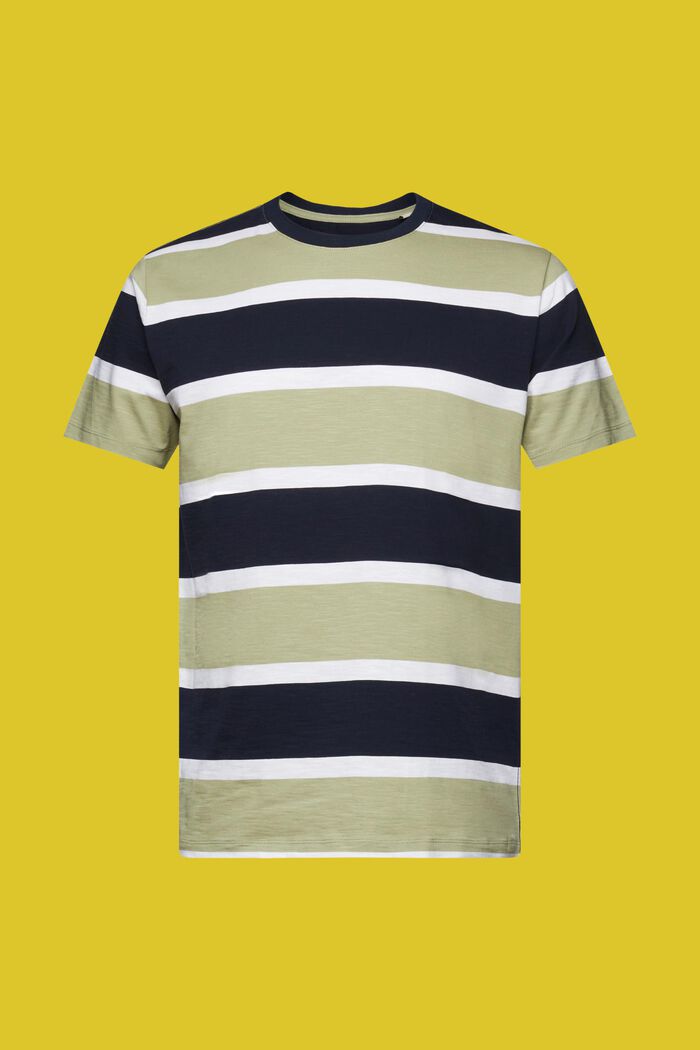 Gestreiftes Jersey T-Shirt, 100 % Baumwolle