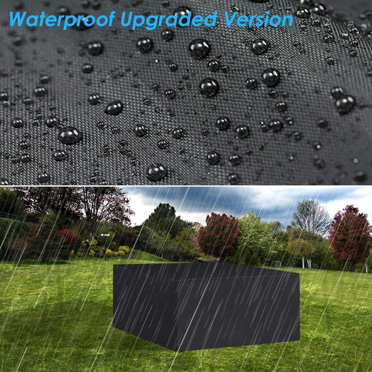 Daskoo Gartenmöbel-Schutzhülle Premium Schutzhülle Gartenmöbel, Abdeckhülle, Wasserdicht, 420D Oxford, UV-Beständig