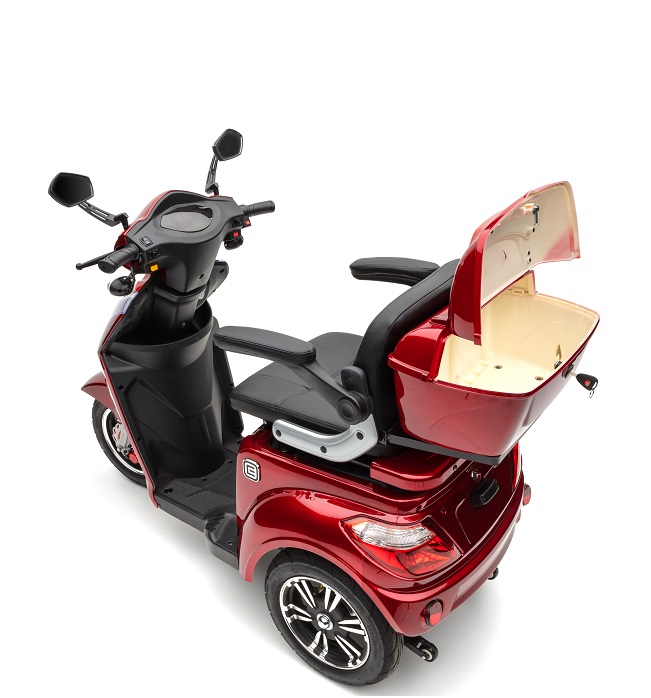 Econelo Elektro Dreiradroller S1000 rot