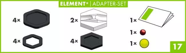 GraviTrax Extension Adapter-Set - Kugelbahn-Erweiterung für Kinder ab 8 Jahren