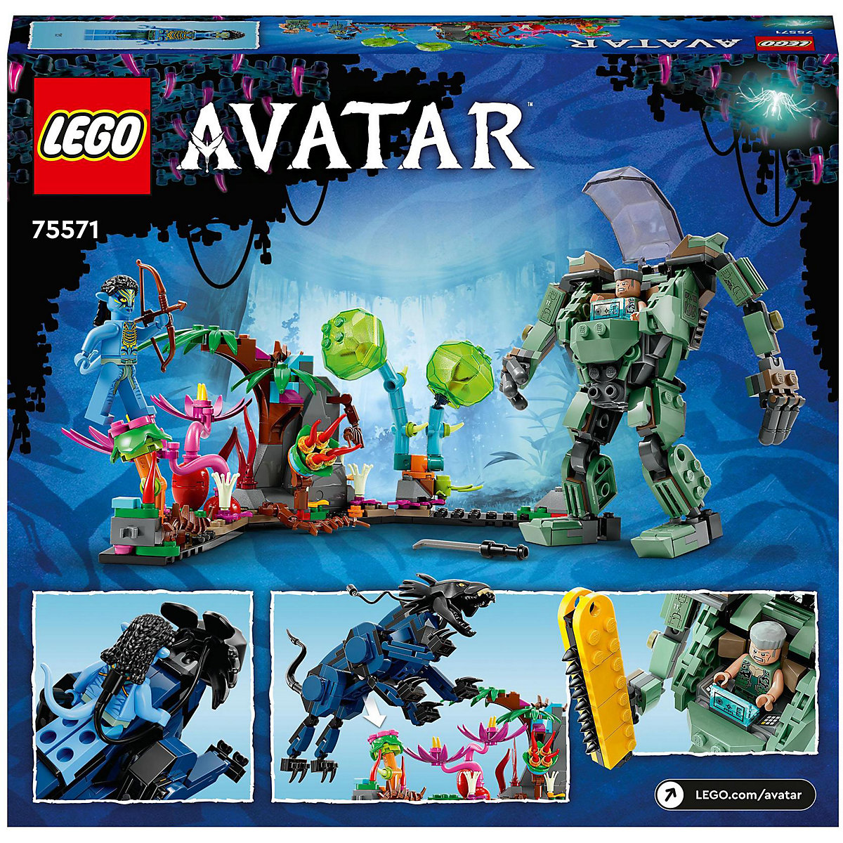 LEGO® Avatar 75571 Neytiri und Thanator vs. Quaritch im MPA