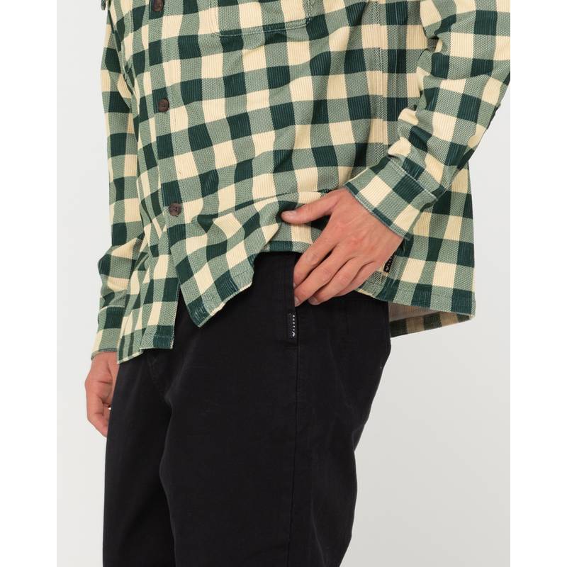 RUSTY BOROUGH LONG SLEEVE SHIRT Langarmhemd Herren