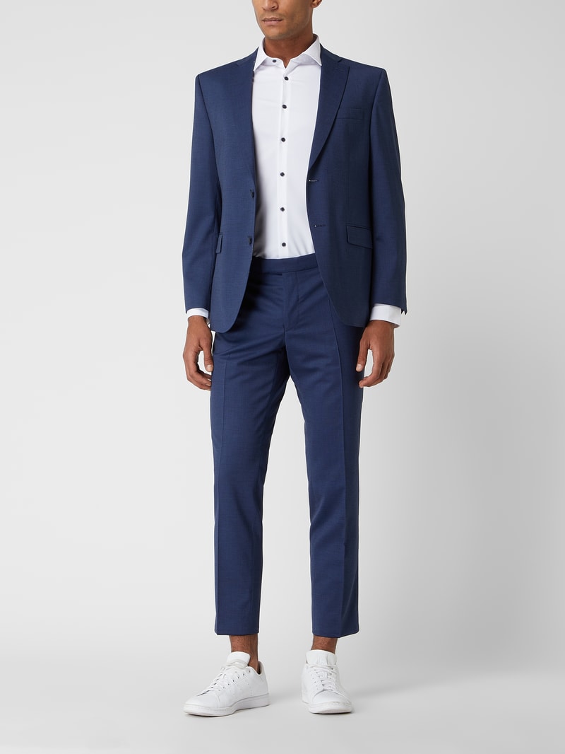 Super Slim Fit Business-Hemd mit Stretch-Anteil in weiß
