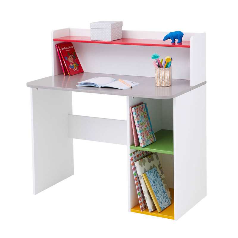 Bureau junior avec rangements de couleurs Oxybul