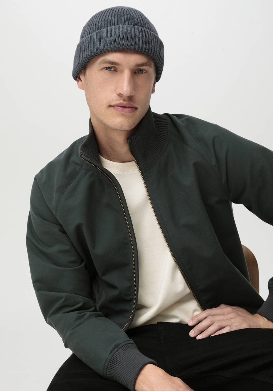 Unisex Strickmütze aus reiner Bio-Baumwolle