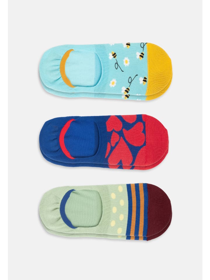 DillySocks Füßlinge Hidden Bee Love in Mehrfarbig günstig kaufen