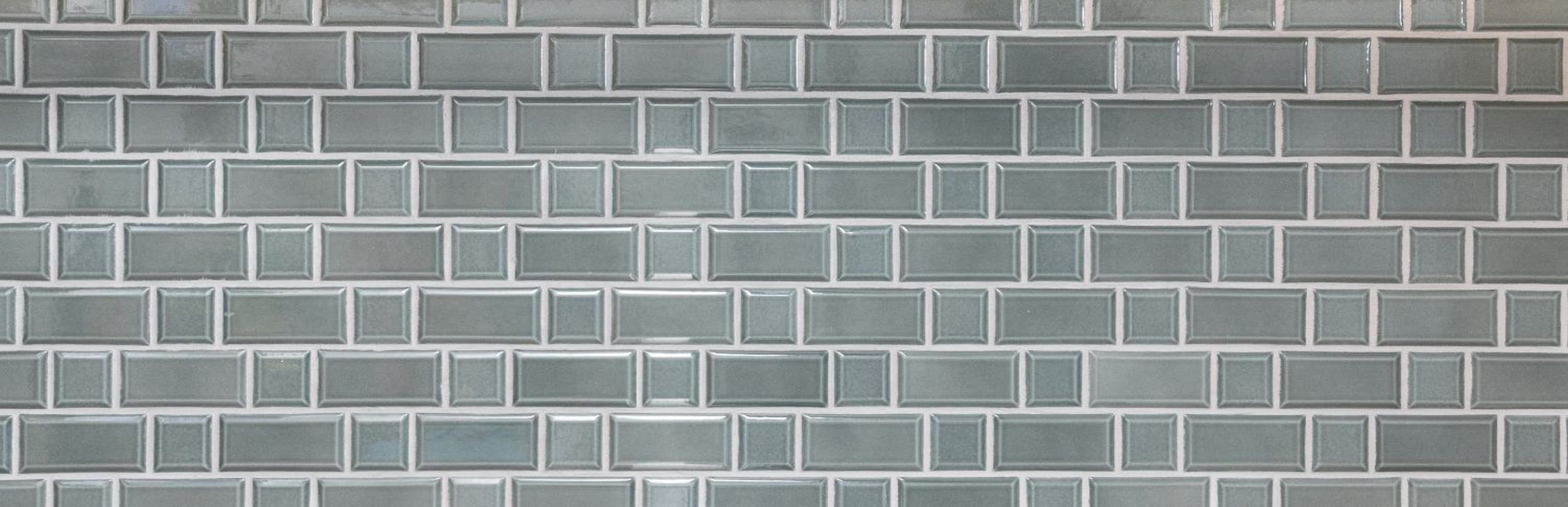 Mosani Mosaikfliesen Multi Keramikmosaik Mosaikfliesen petrol glänzend / 10 Matten