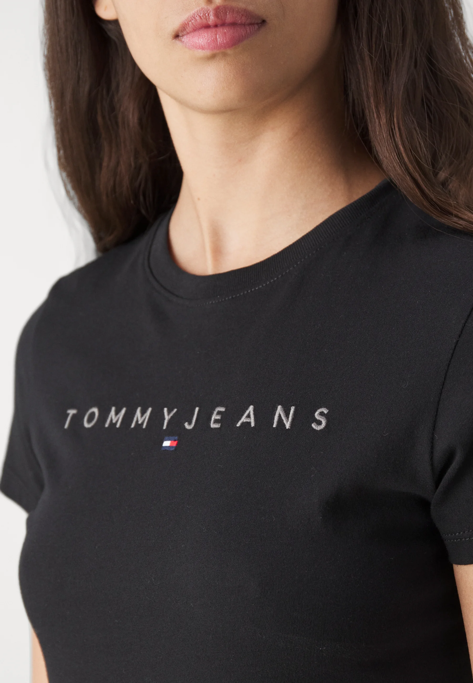 Tommy Jeans SLIM TONAL LINEAR TEE - Camiseta con estampado