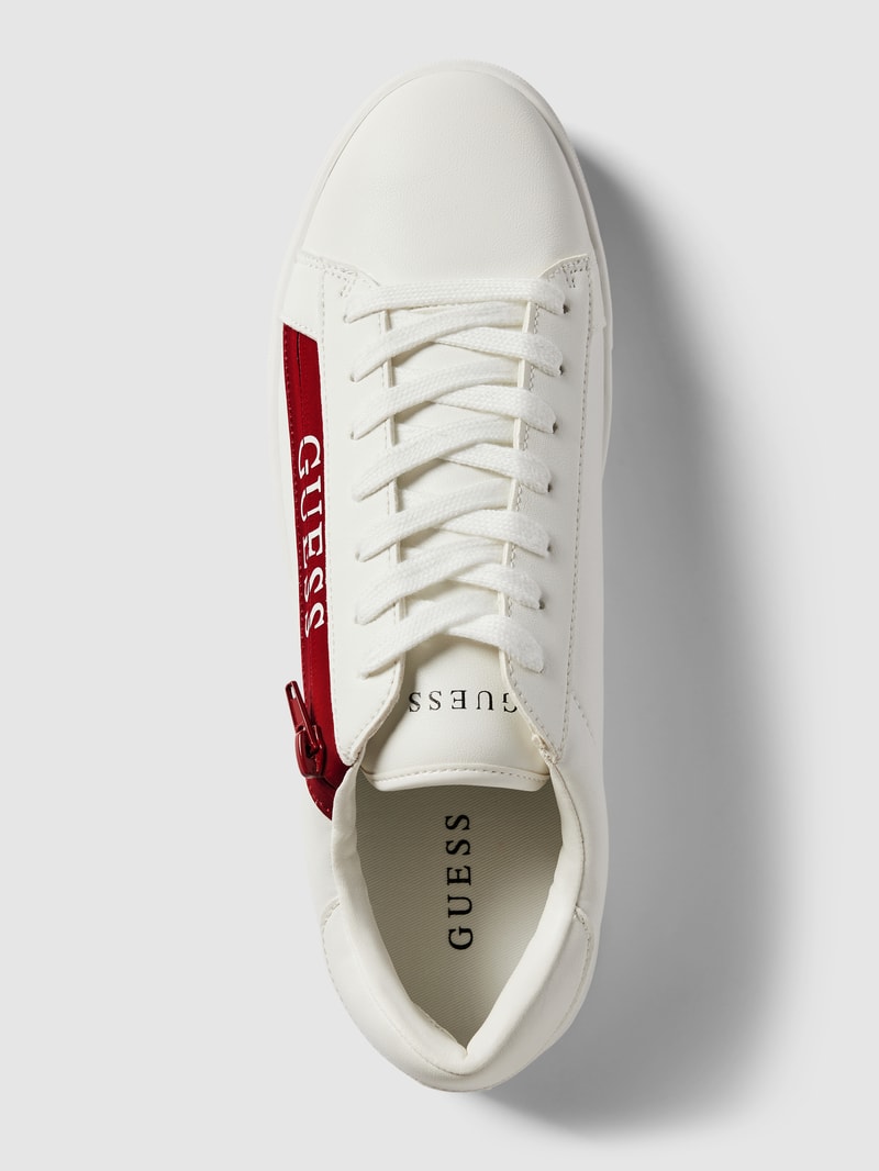 Sneaker mit Label-Print Modell 'TODI' in weiß