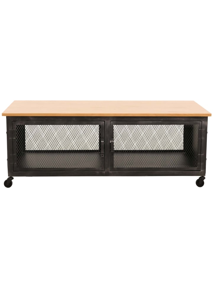 MCW Couchtisch N28 Industrial, Schwarz, natur günstig kaufen onesize