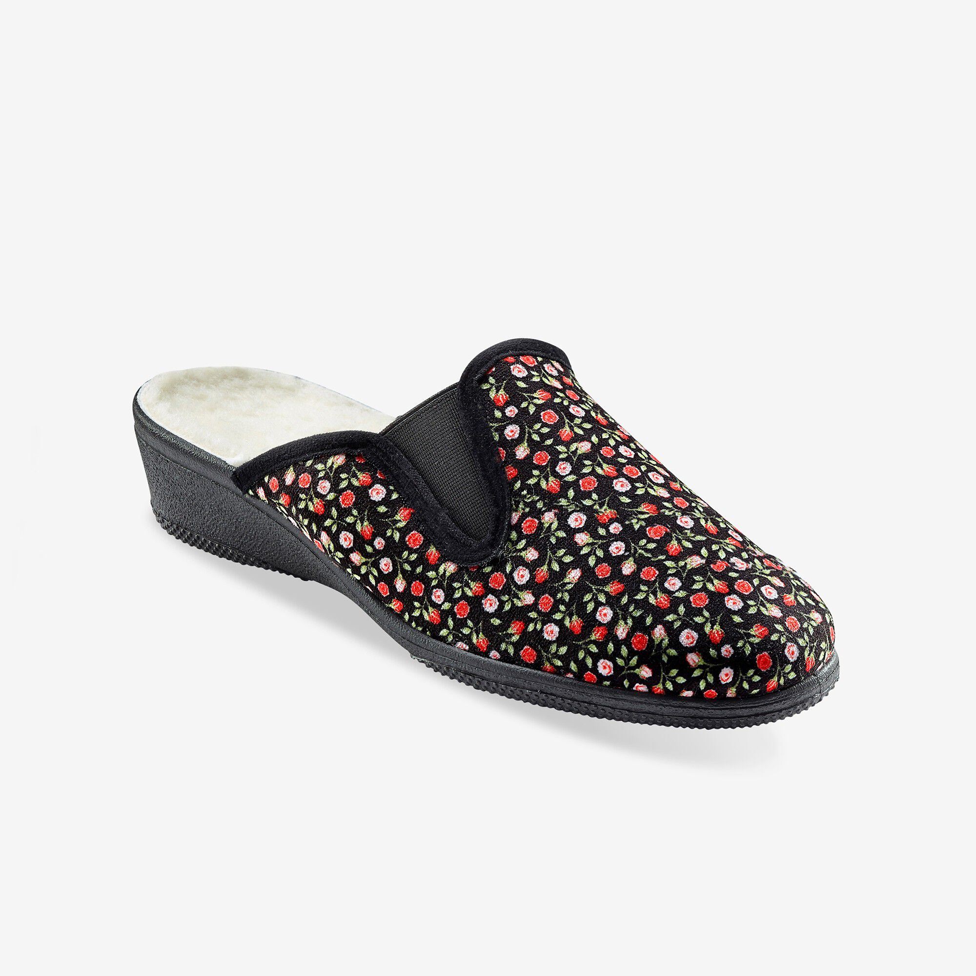 Mules sabot imprimées fleurs