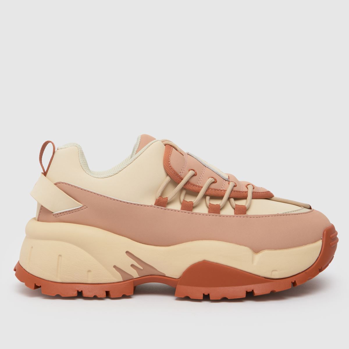 AKUPUNKTUR Gingypock-sneakers i vitt och orange