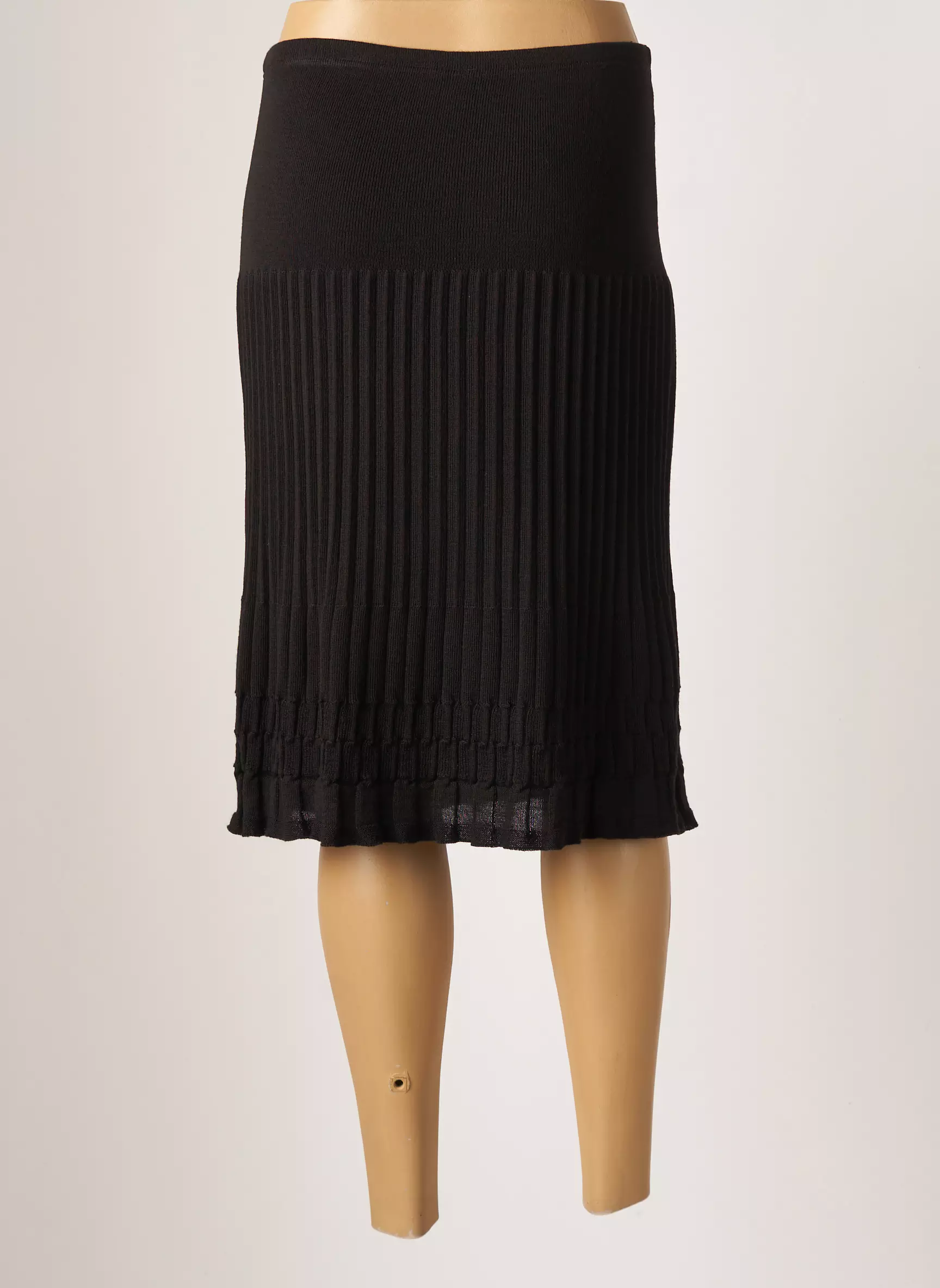 Telmail Jupes Mi Longues Femme couleur noir