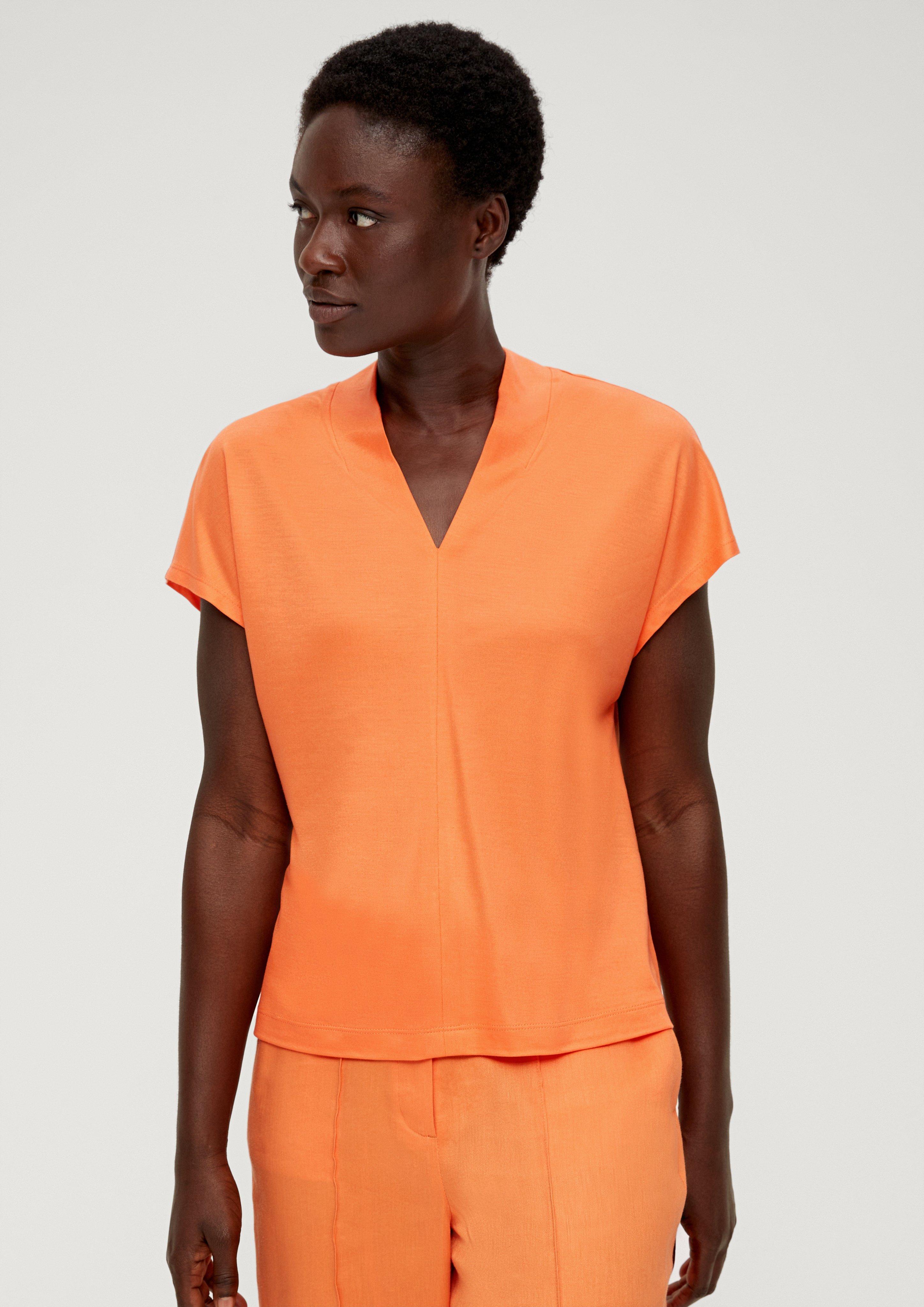 Blusenshirt aus Lyocell  2131643-2333
