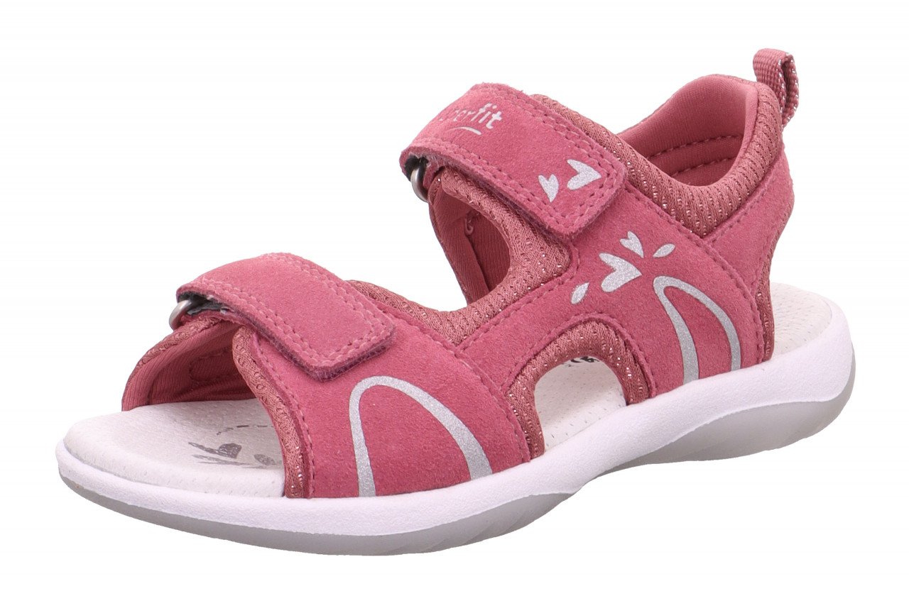 SUNNY - PinkSandale mit Klettverschluss