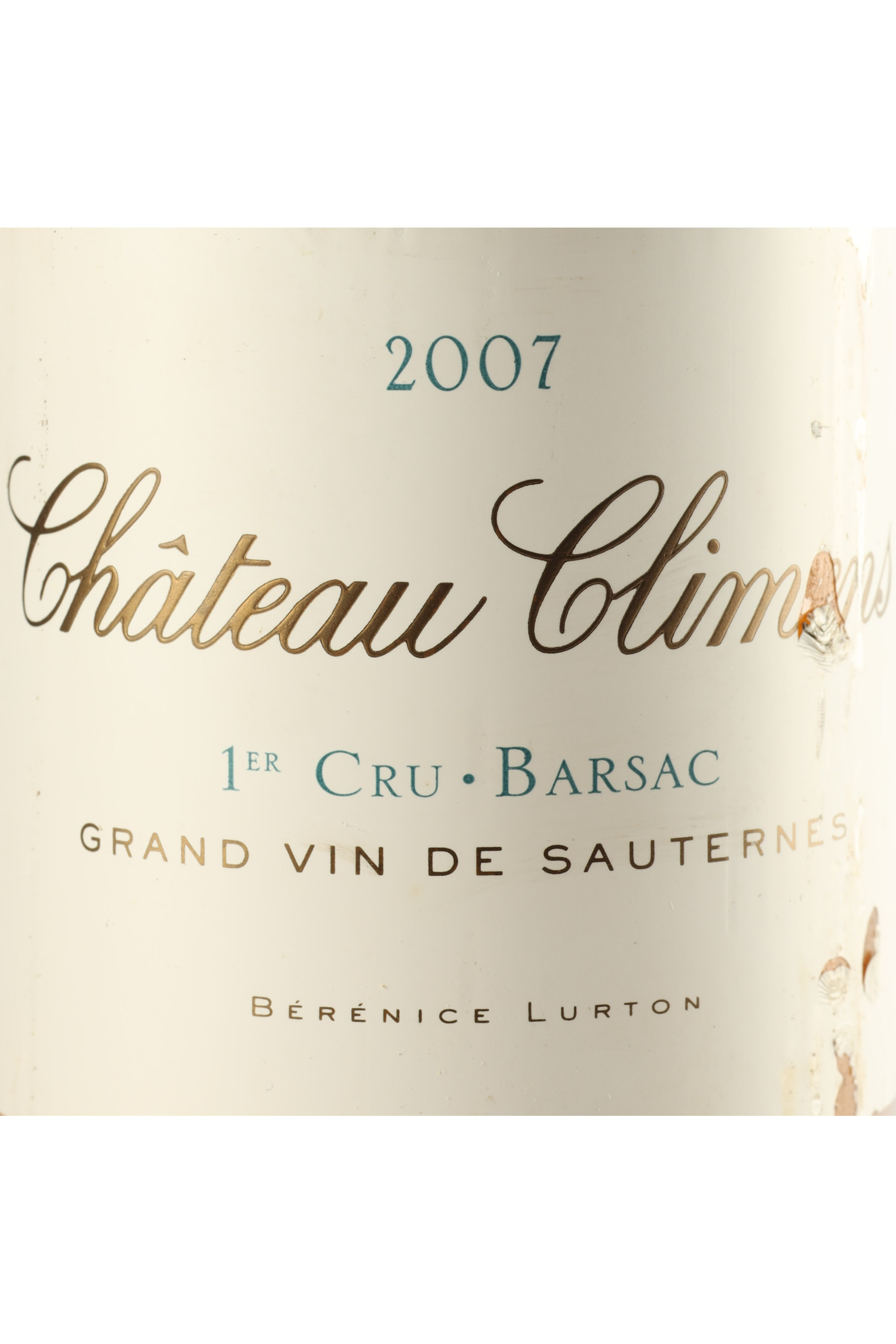 Château Climens 2007, Sauternes