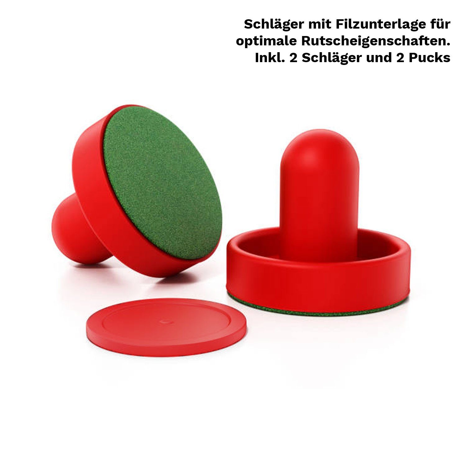 shelfmade Air-Hockeytisch shelfmade Airhockey-Tisch Air-Hockey, 122 x 61 x 79 cm (L x B x H)