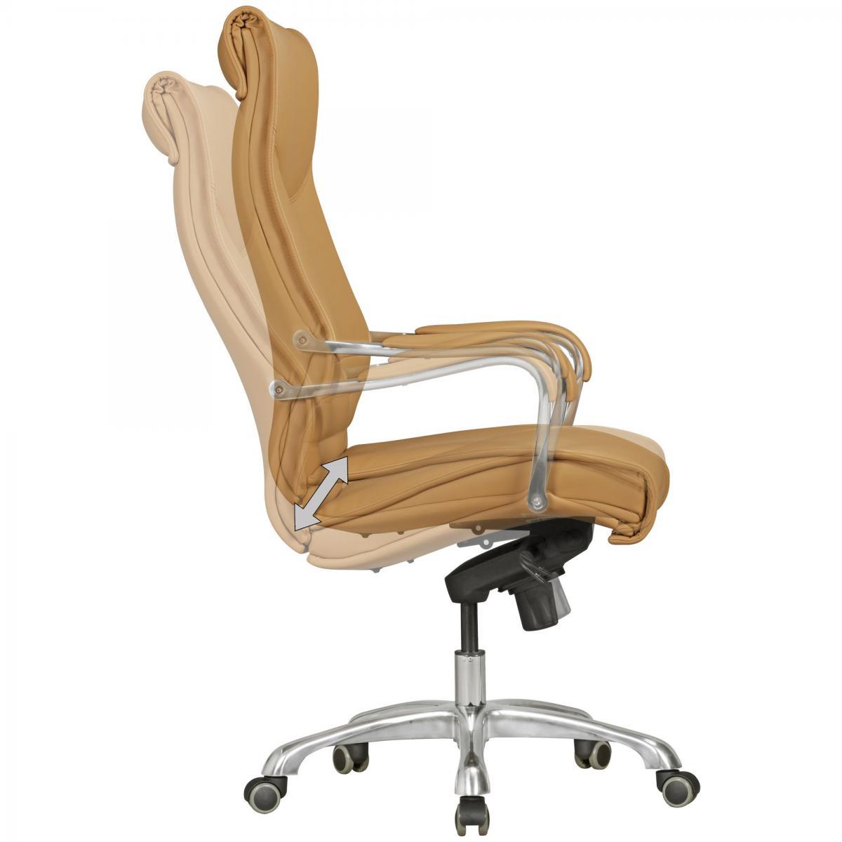 Amstyle Bürostuhl BIGBOSS Caramel