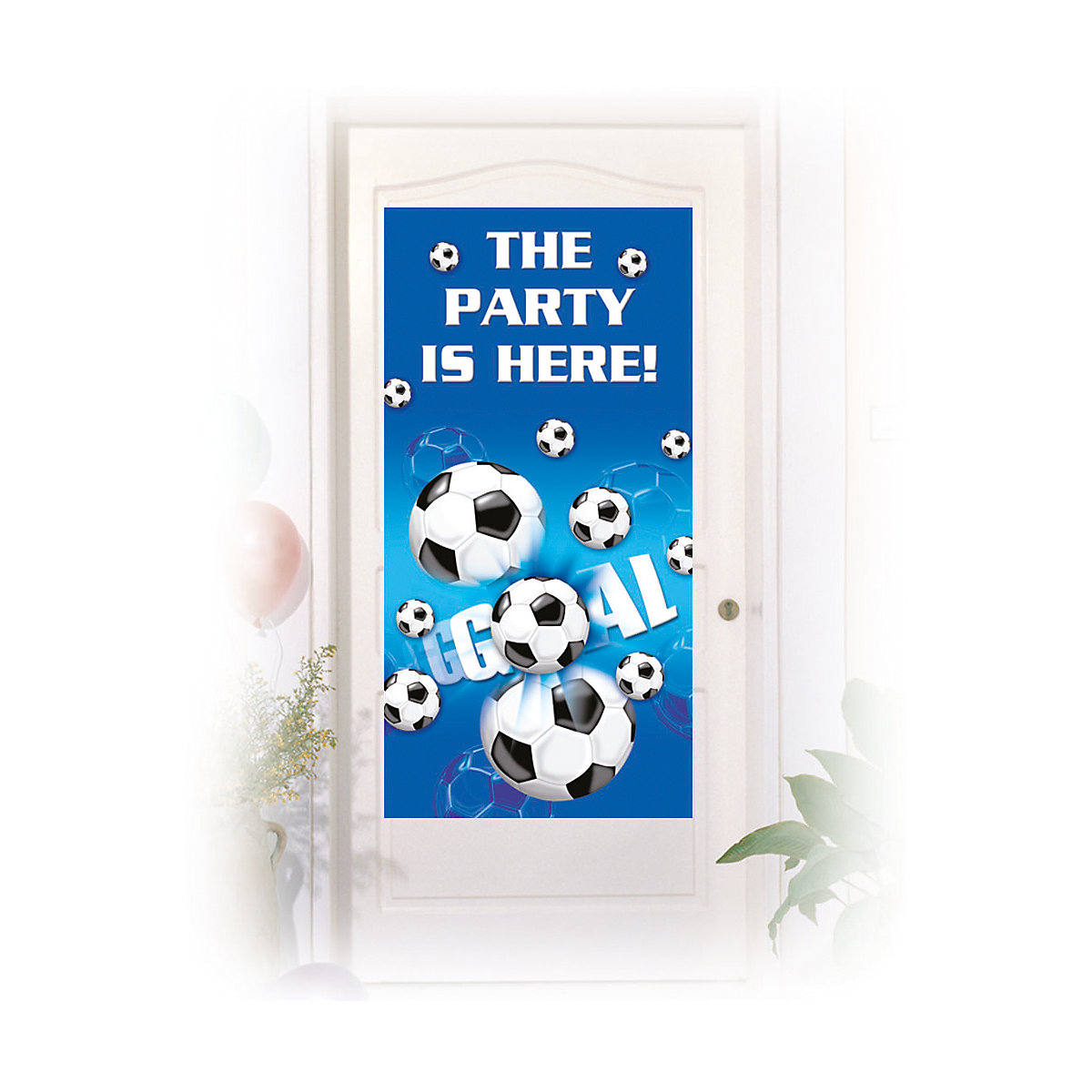 Türposter Fußball, 76 x 152 cm