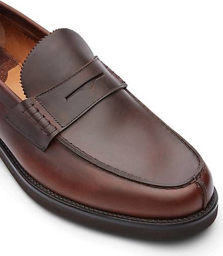 Lottusse Bootsschuh Aus Gewachstem Kalbsleder In Braun