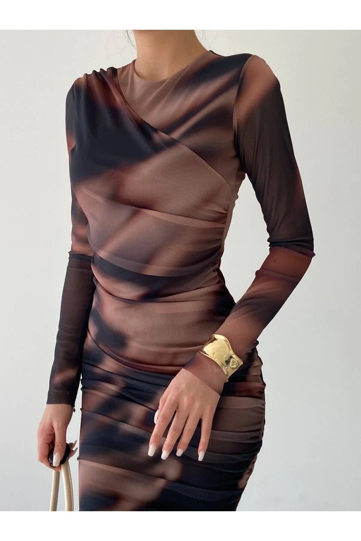 SONREİR  Kleid - Beige - A-Linie