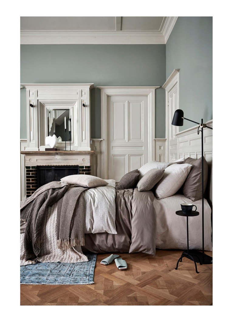 Vandyck Purity Florence duvet cover in 300 TC cotton satin - includes pillowcases
