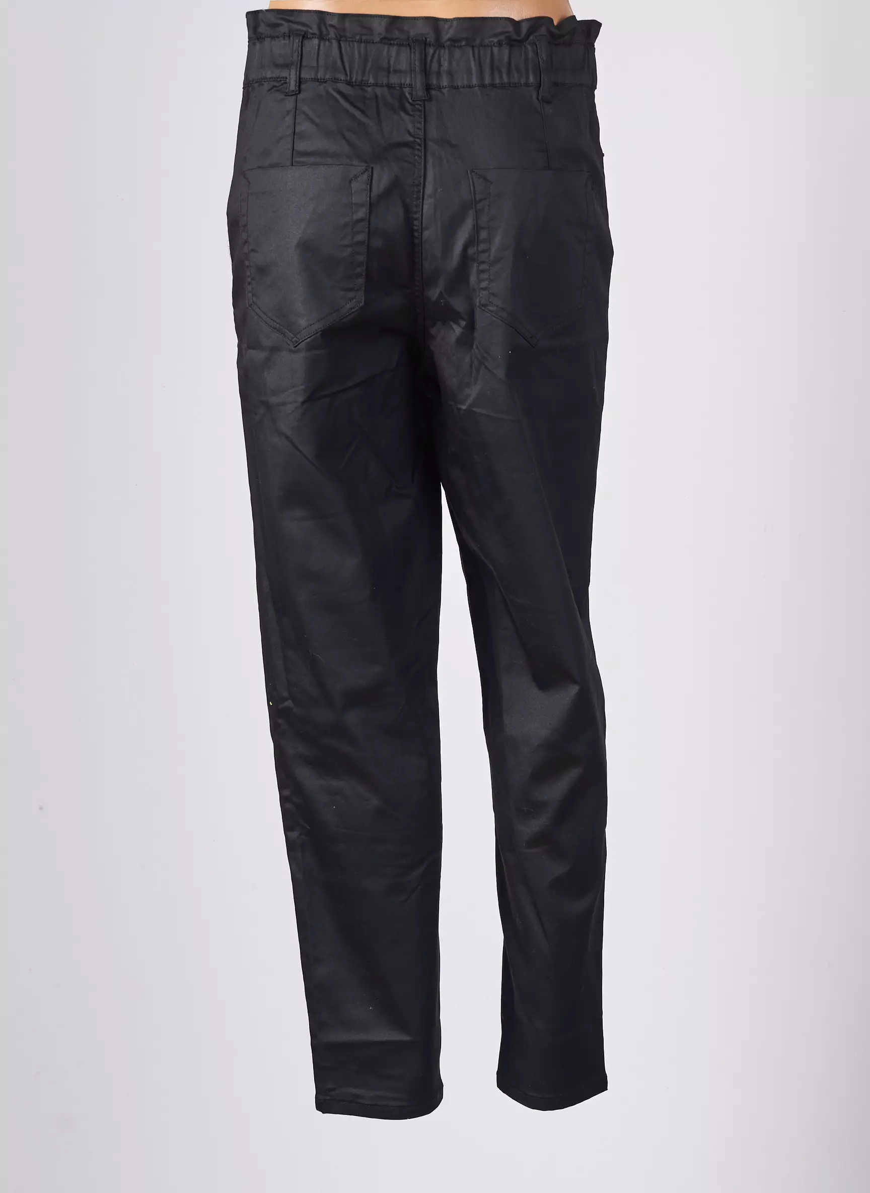 Cache Cache Pantalons Droits Femme couleur noir