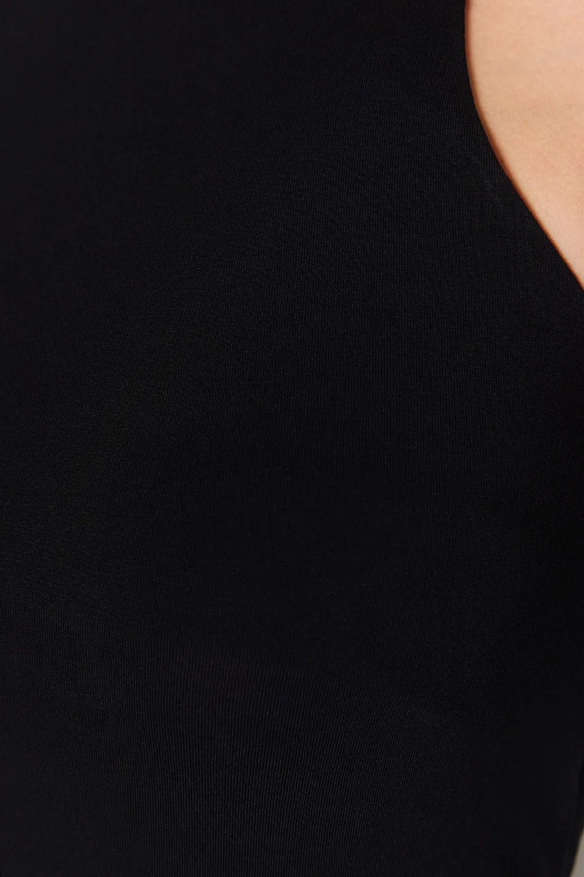 Trendyol Collection  Unterhemd - Schwarz - Slim Fit