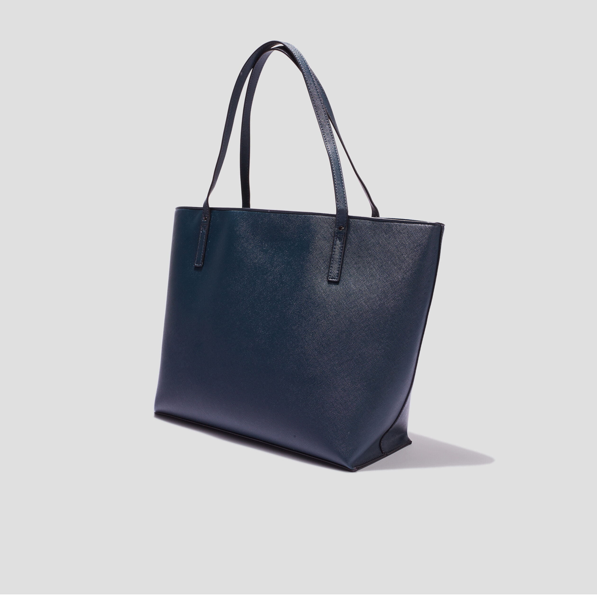 Sac cabas trapèze bleu canard femme | La Halle