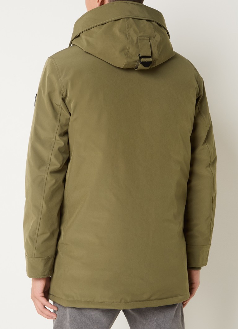 Parka acolchoada Airforce Snow com capuz