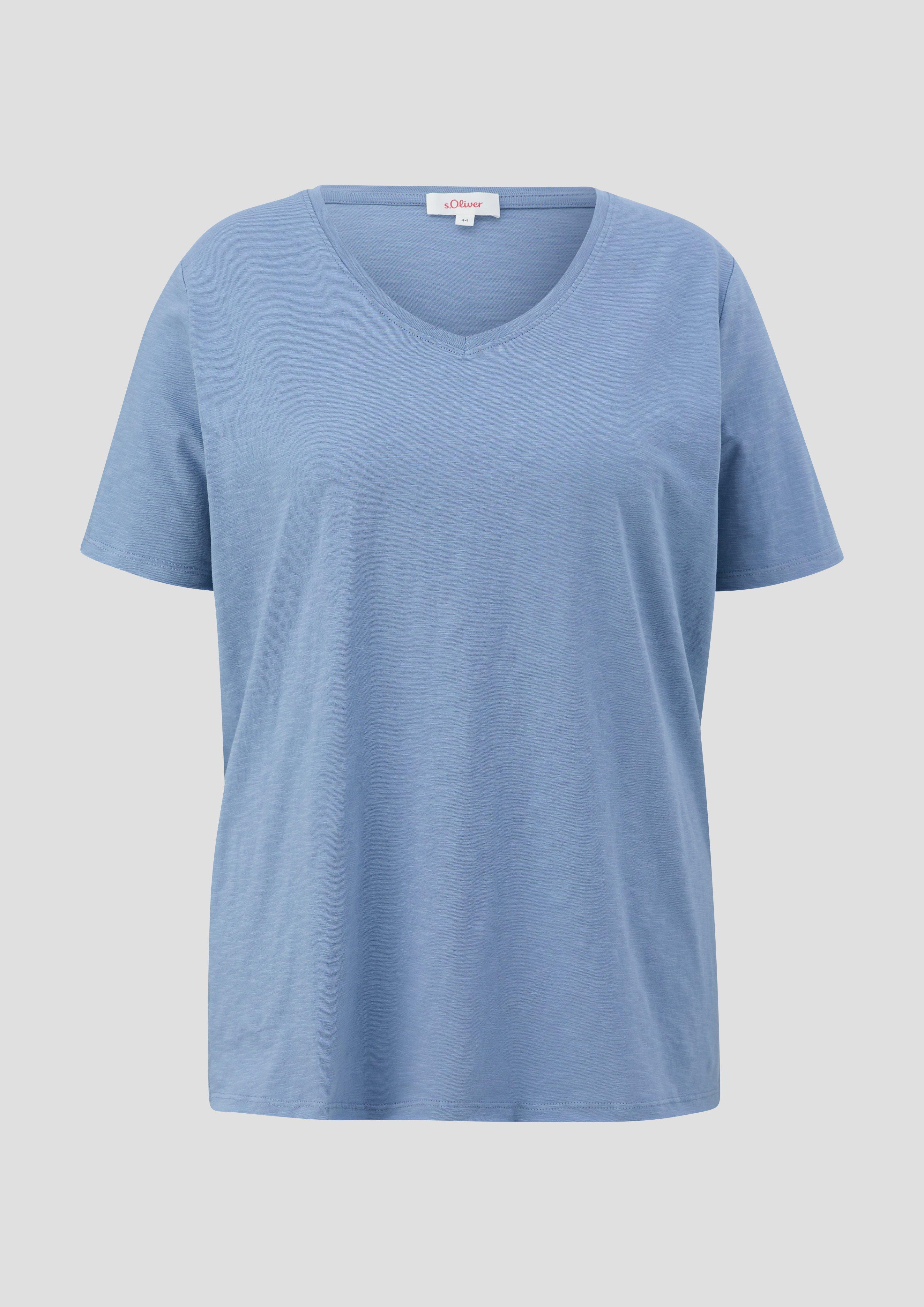 T-Shirt mit V-Ausschnitt  2151514-5271