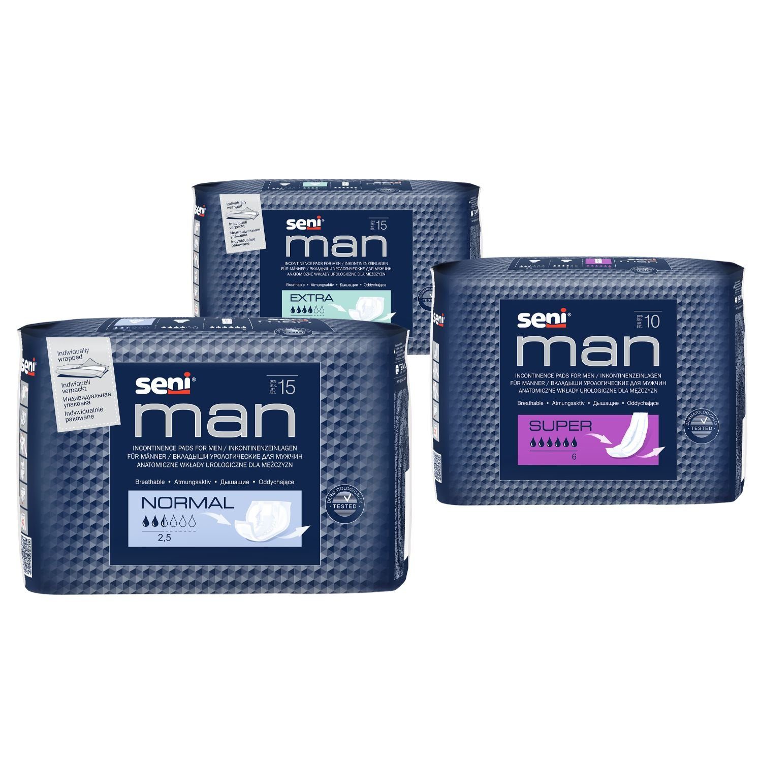 TZMO Deutschland GmbH Inkontinenzboxer Seni Man (15-St)